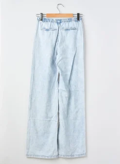 Jeans Coupe Droite Garcia Bleu Taille Ajustable