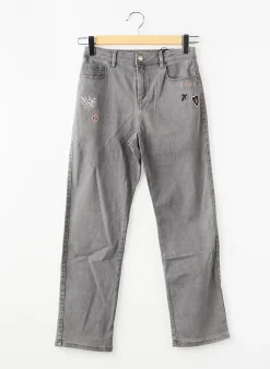 Jeans Coupe Droite Ikks Gris