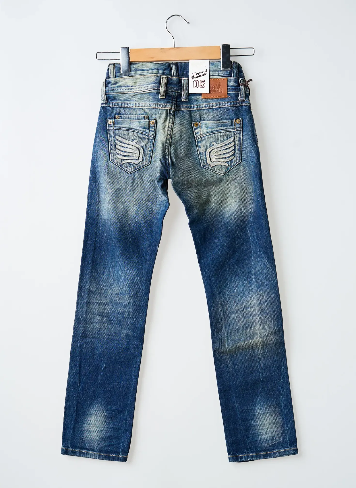 Jeans Coupe Droite Kaporal Bleu Taille Ajustable