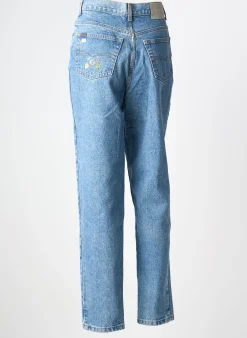Jeans Coupe Droite Lee Cooper Bleu Taille Haute