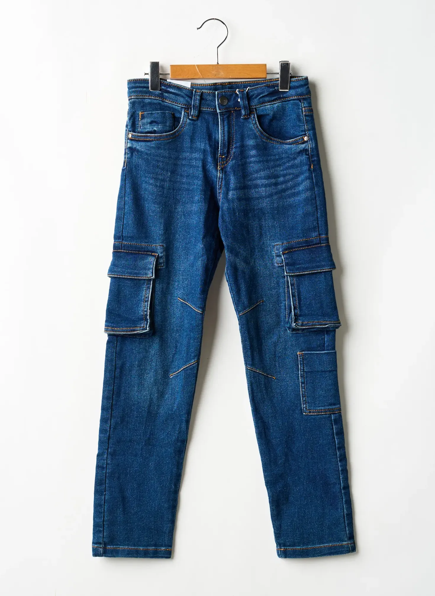 Jeans Coupe Droite Mayoral Bleu Taille Ajustable