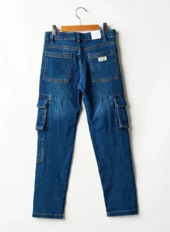 Jeans Coupe Droite Mayoral Bleu Taille Ajustable