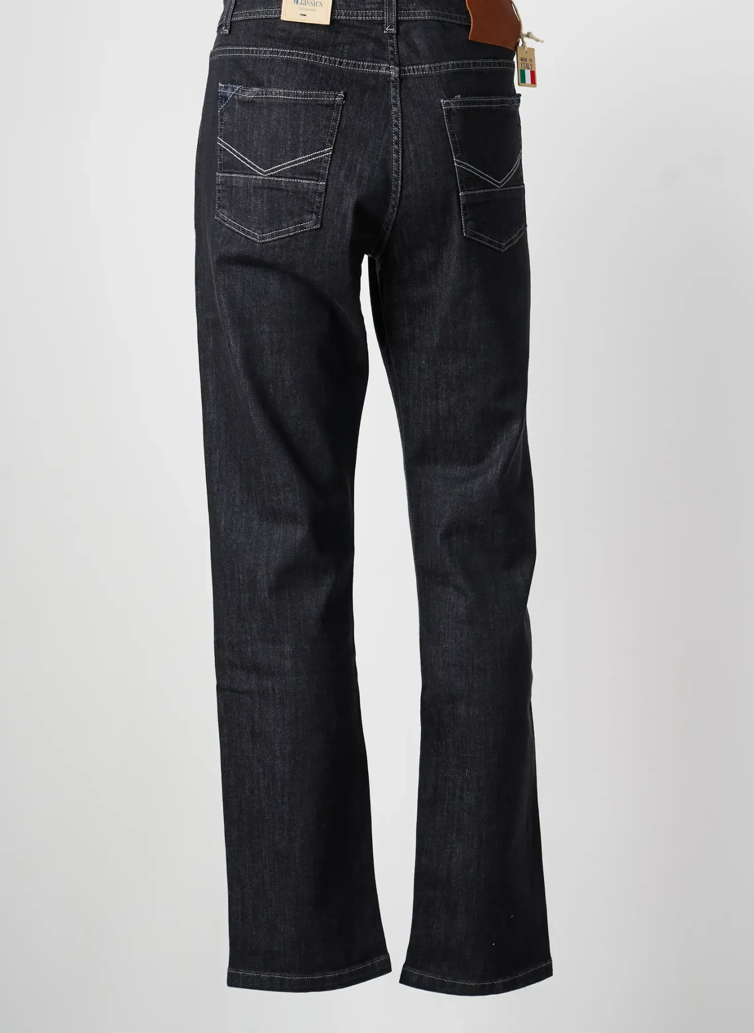 Jeans Coupe Droite Mclassics Noir Taille Normale