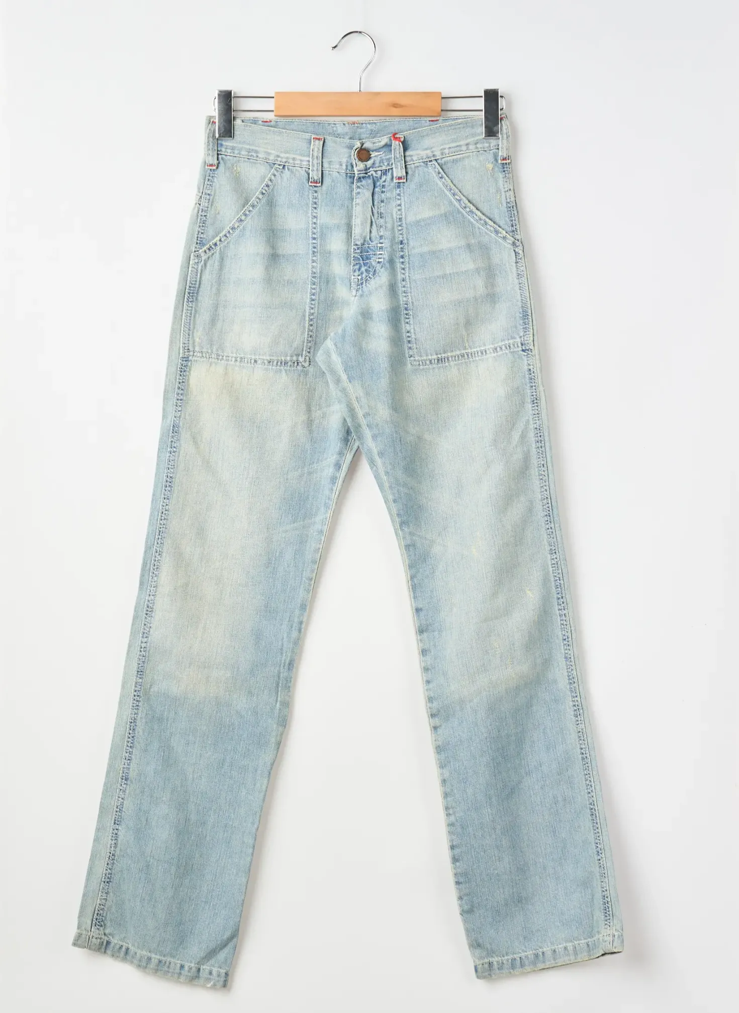 Jeans Coupe Droite Meltin'pot Bleu Taille Normale