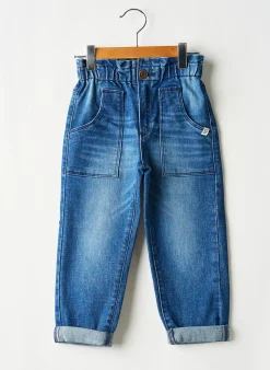 Jeans Coupe Droite Noppies Bleu Taille Élastique