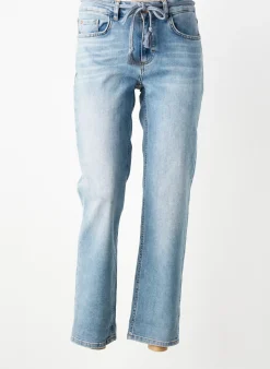 Jeans Coupe Droite Para Mi Bleu Taille Normale