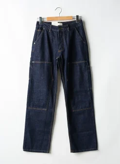 Jeans Coupe Droite P&co Bleu Taille Normale