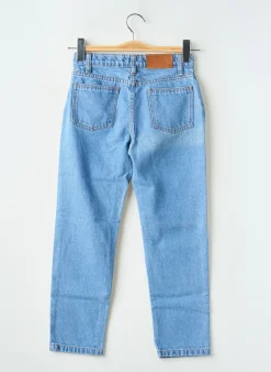 Jeans Coupe Droite Petit Bateau Bleu