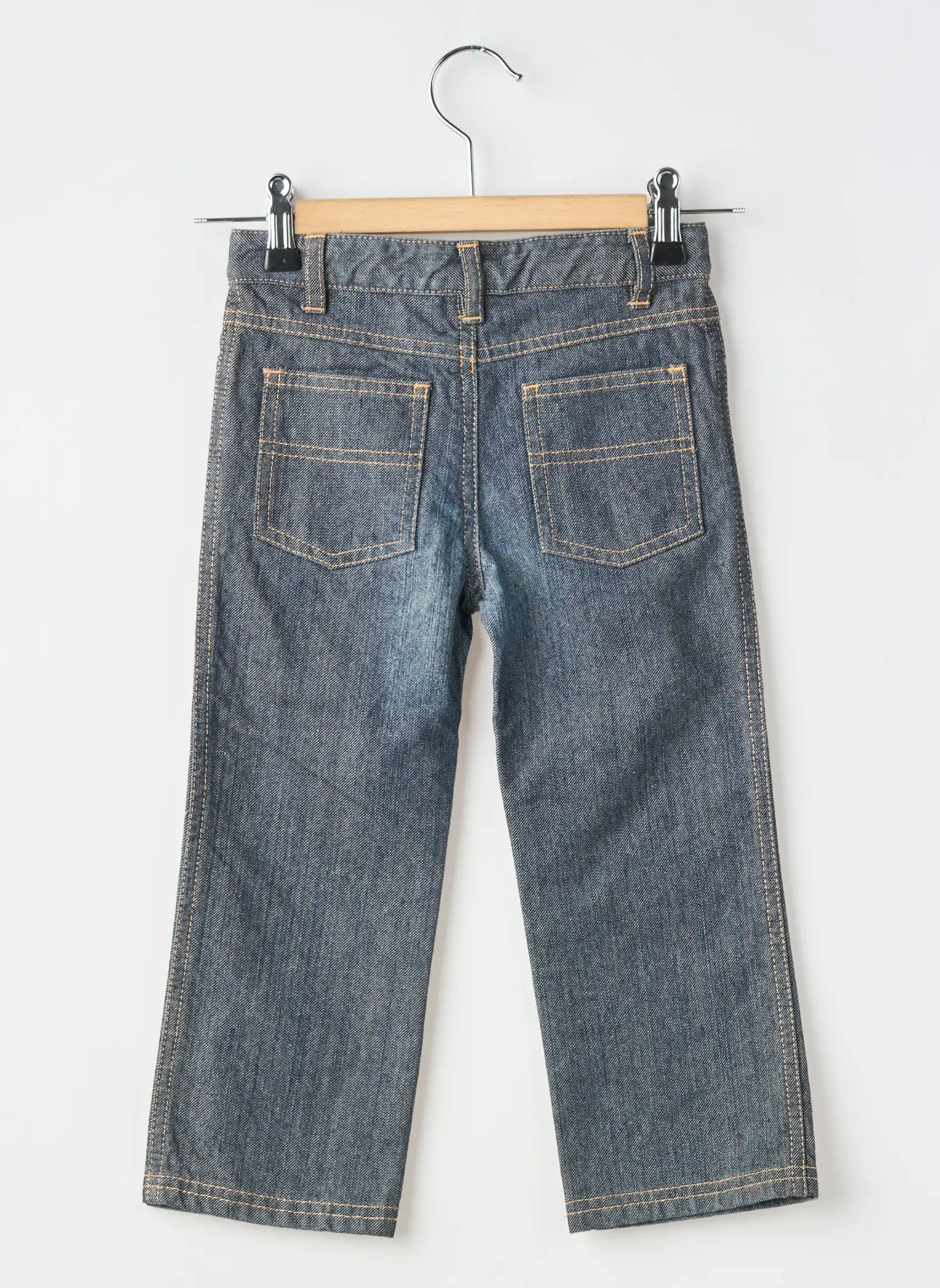 Jeans Coupe Droite Petit Bateau Gris