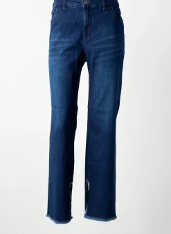 Jeans Coupe Droite Sheego Bleu Taille Normale