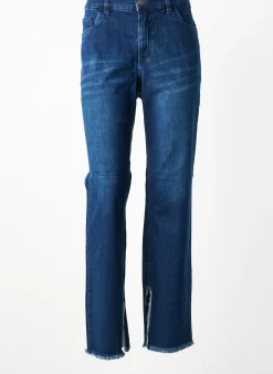 Jeans Coupe Droite Sheego Bleu Taille Normale