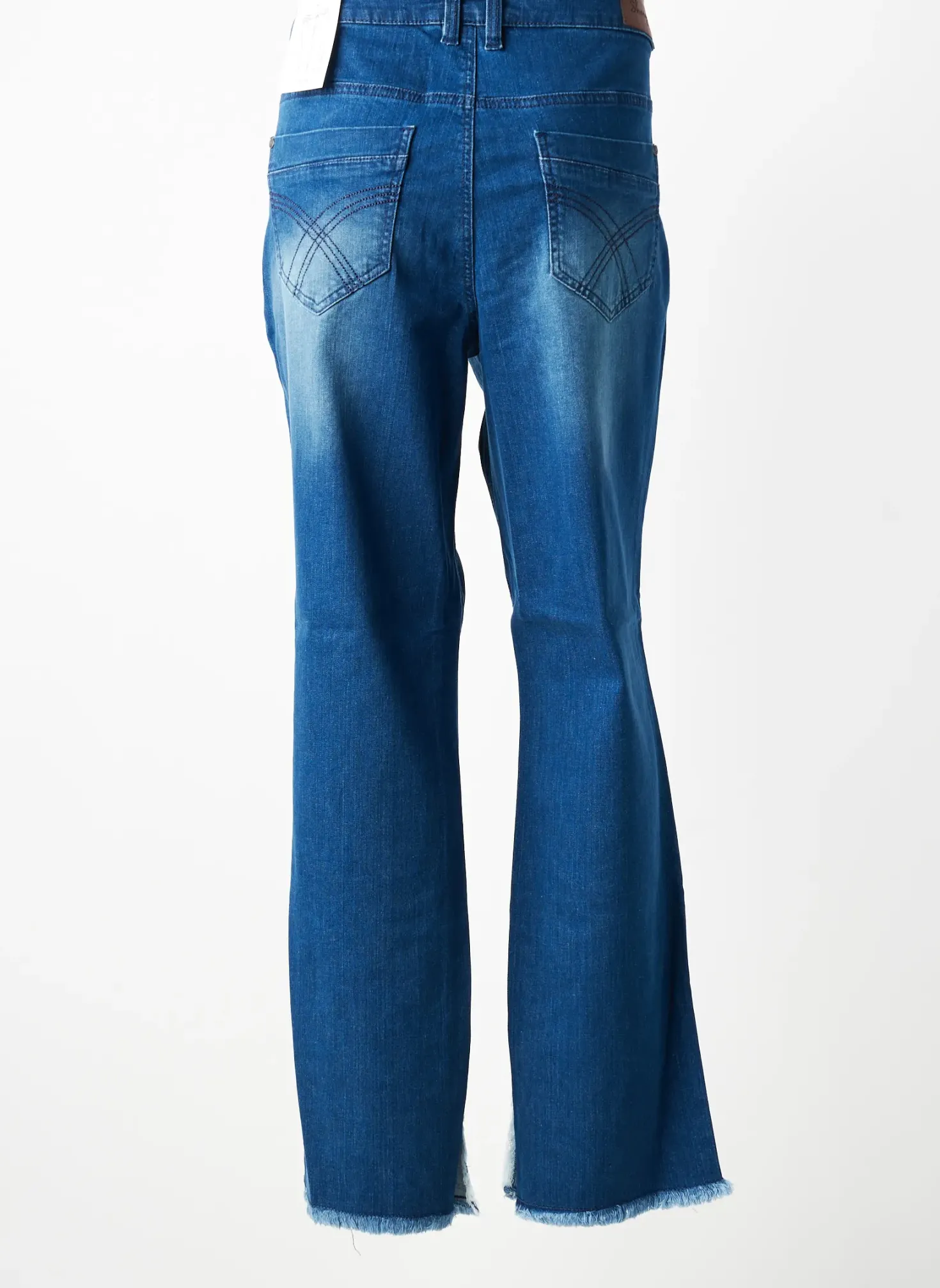 Jeans Coupe Droite Sheego Bleu Taille Normale