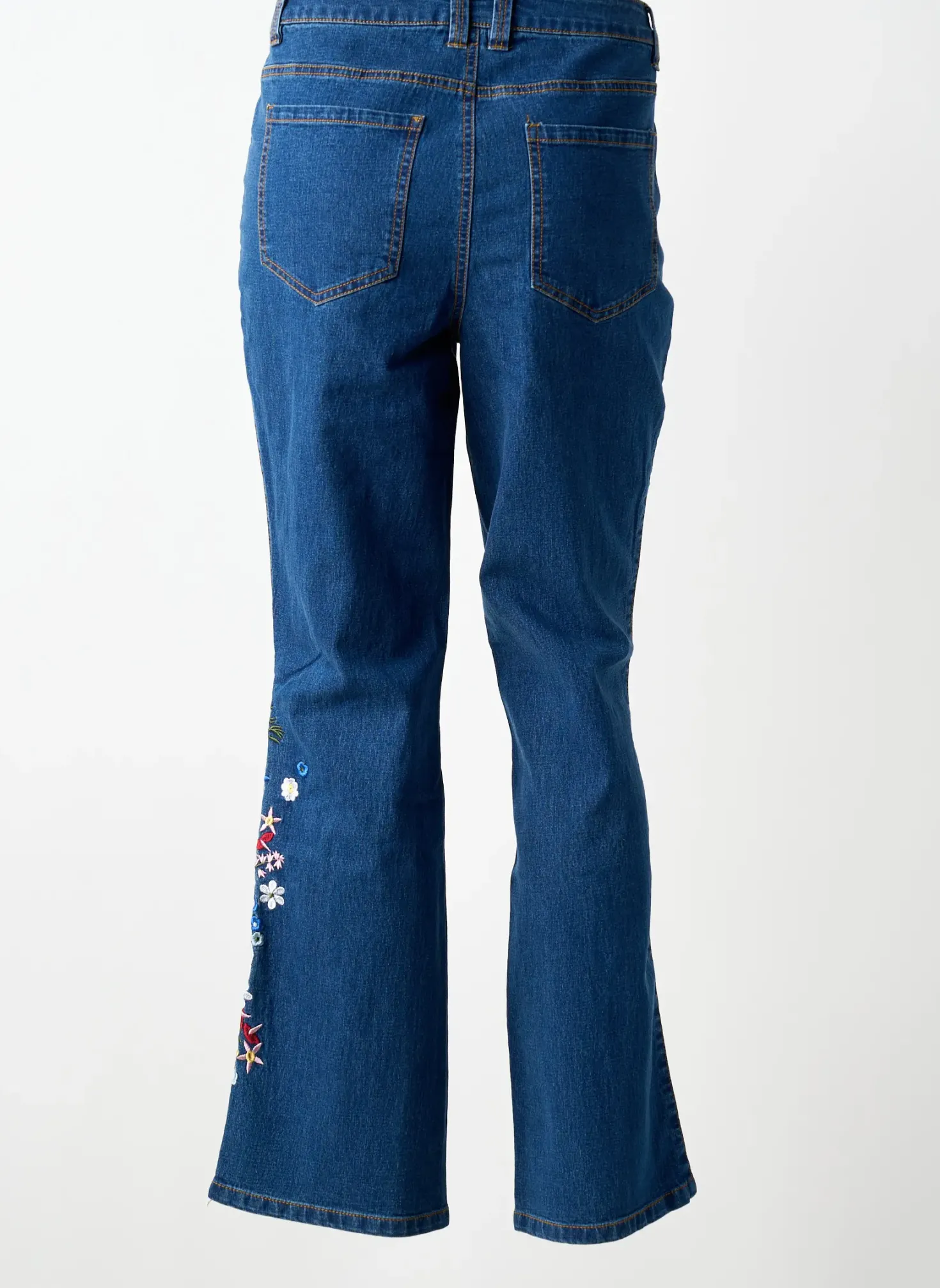 Jeans Coupe Droite Sheego Bleu Taille Normale