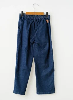 Jeans Coupe Droite Sucre D'orge Bleu Taille Ajustable