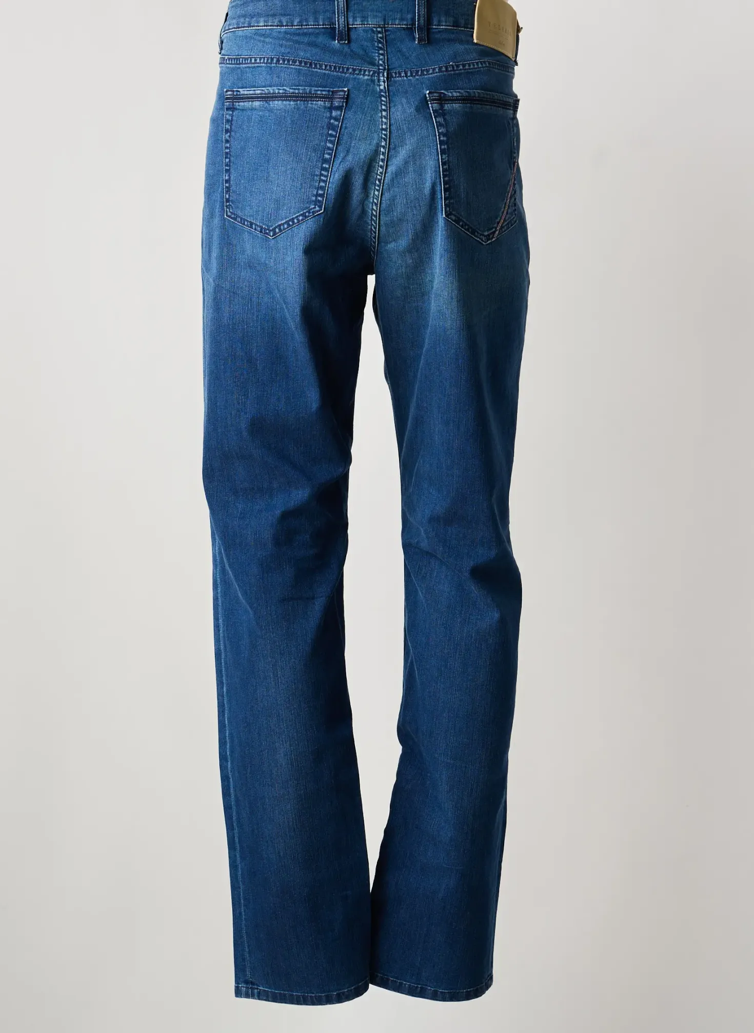 Jeans Coupe Droite Teleria Zed Bleu Taille Normale