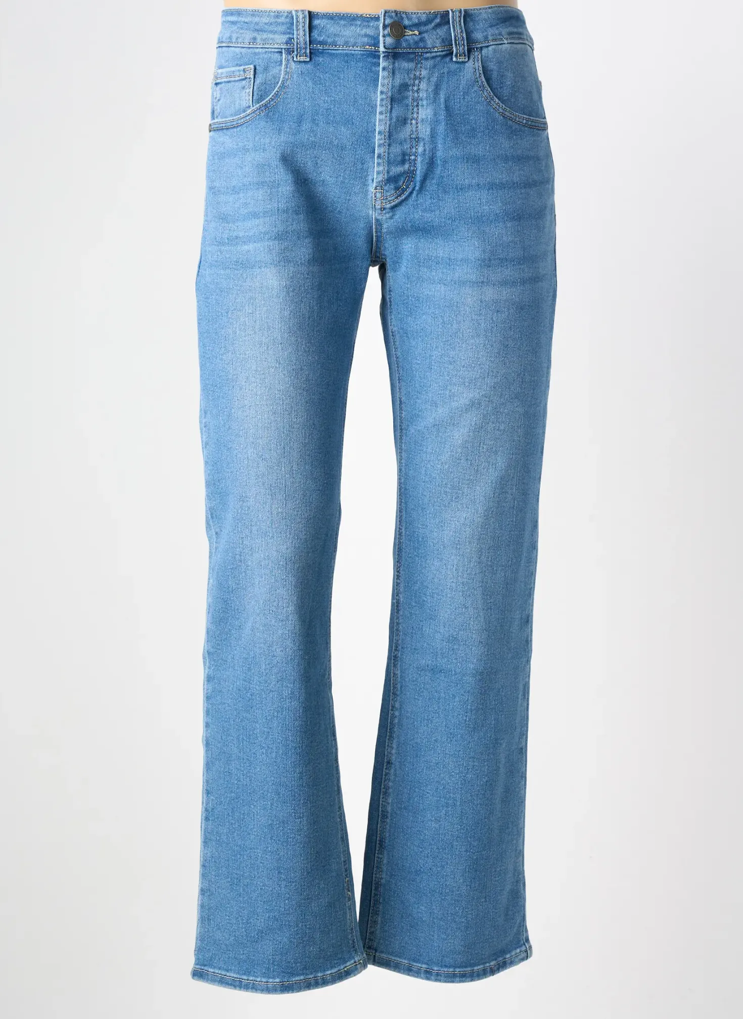 Jeans Coupe Droite Urban Rags Bleu Taille Normale