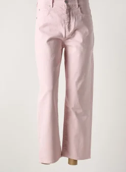 Jeans Coupe Droite Weekend Maxmara Rose Taille Haute
