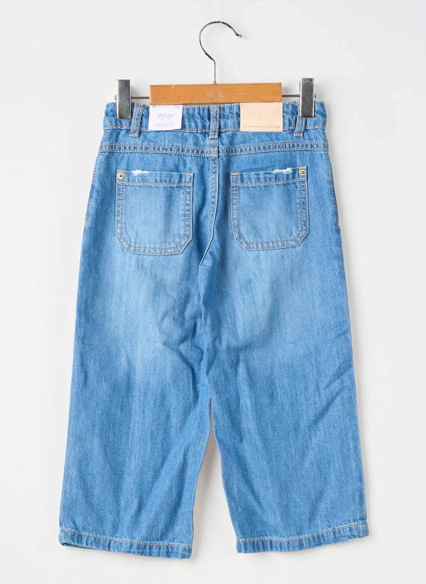 Jeans Coupe Large Mayoral Bleu Taille Ajustable