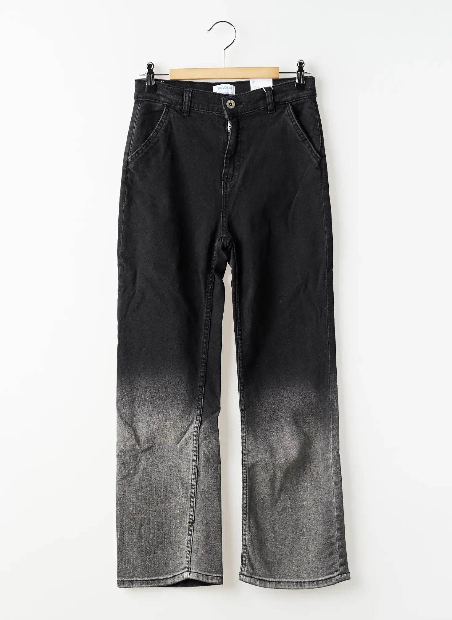 Jeans Coupe Large Mayoral Noir
