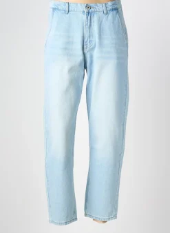 Jeans Coupe Large Newstone Bleu Taille Normale