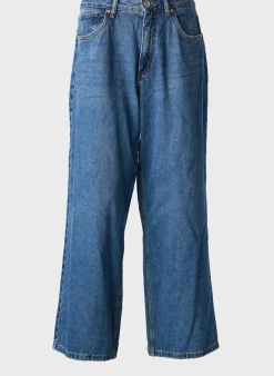 Jeans Coupe Large Only Bleu
