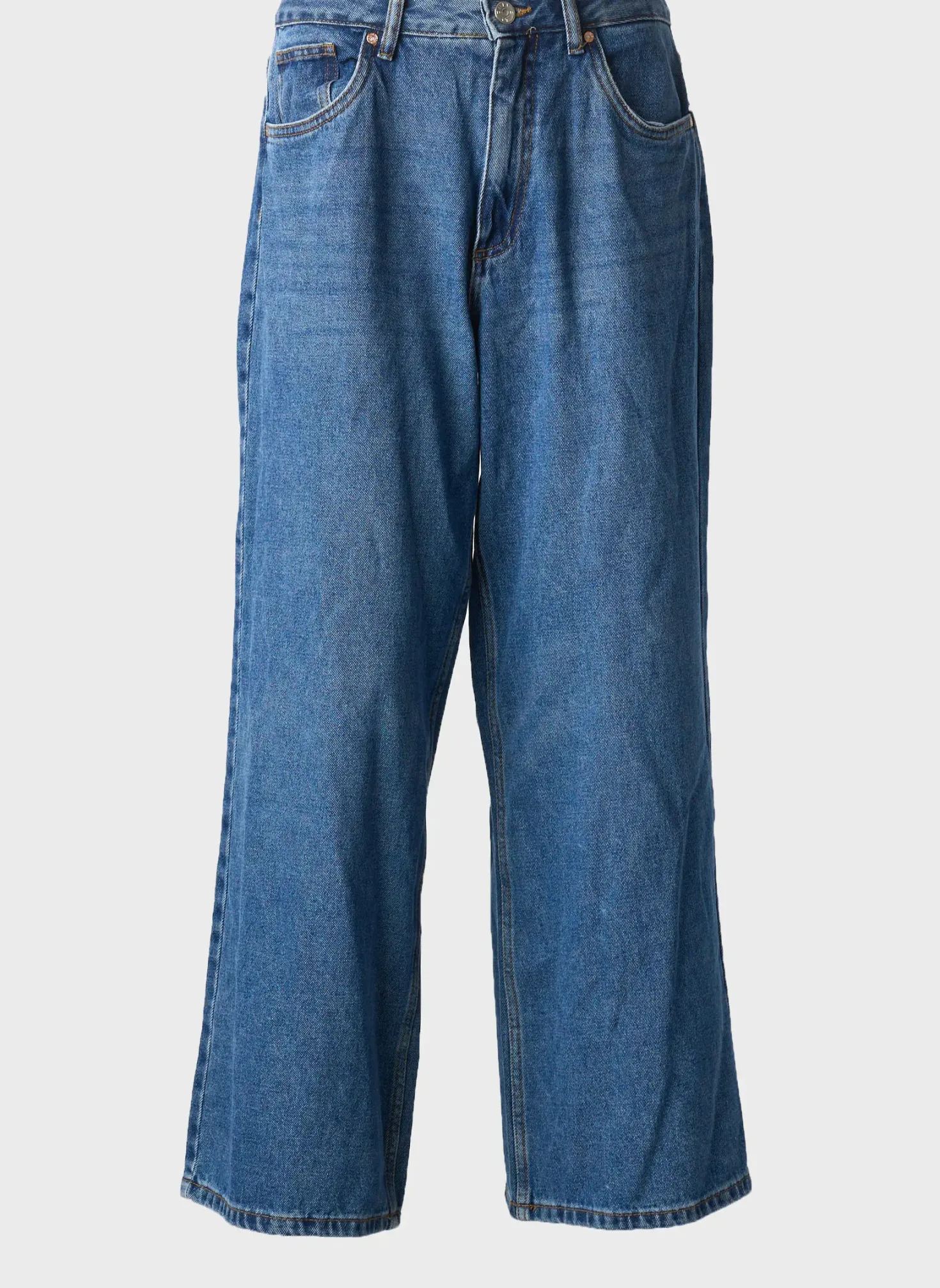 Jeans Coupe Large Only Bleu