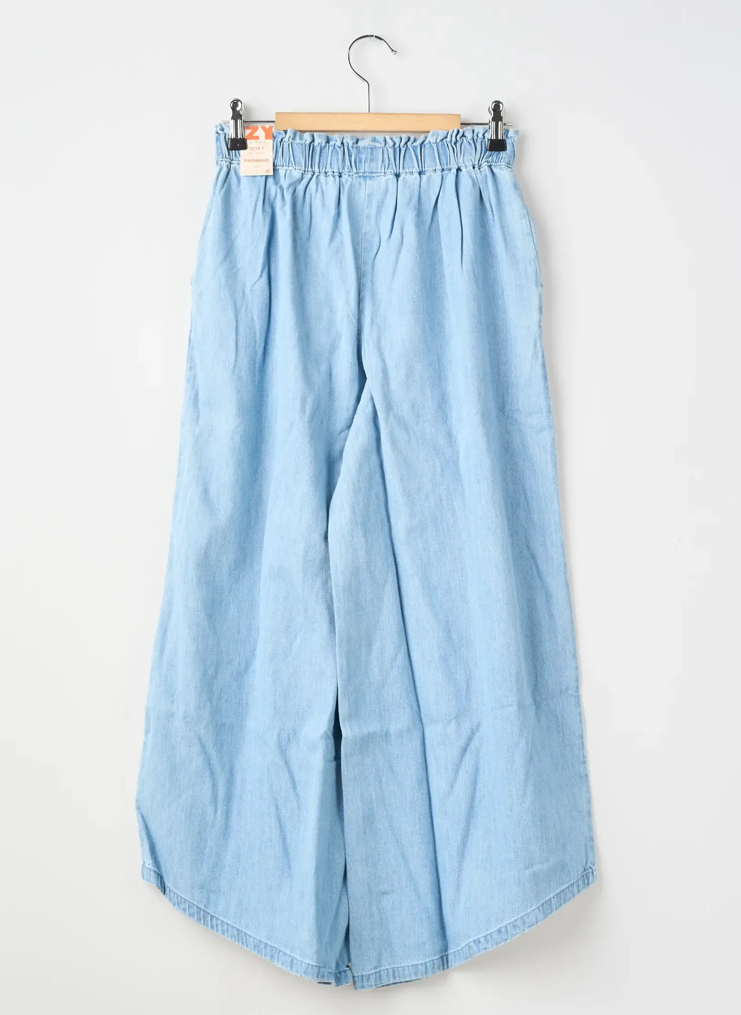 Jeans Coupe Large Zy Bleu Taille Ajustable