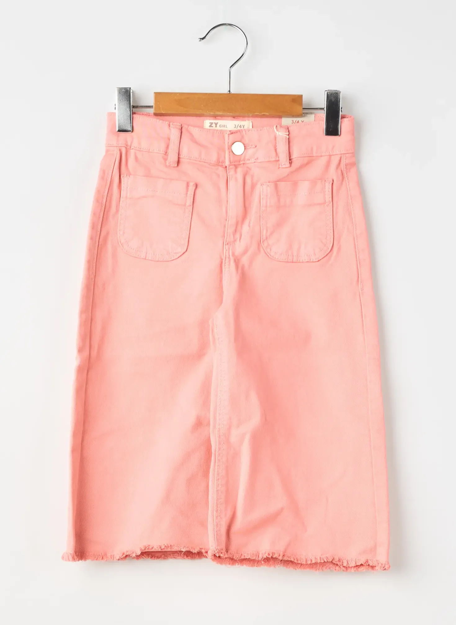 Jeans Coupe Large Zy Rose Taille Ajustable
