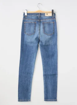 Jeans Coupe Slim Atelier Bô..m Bleu Taille Normale
