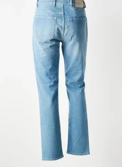 Jeans Coupe Slim Barmas Bleu Taille Normale
