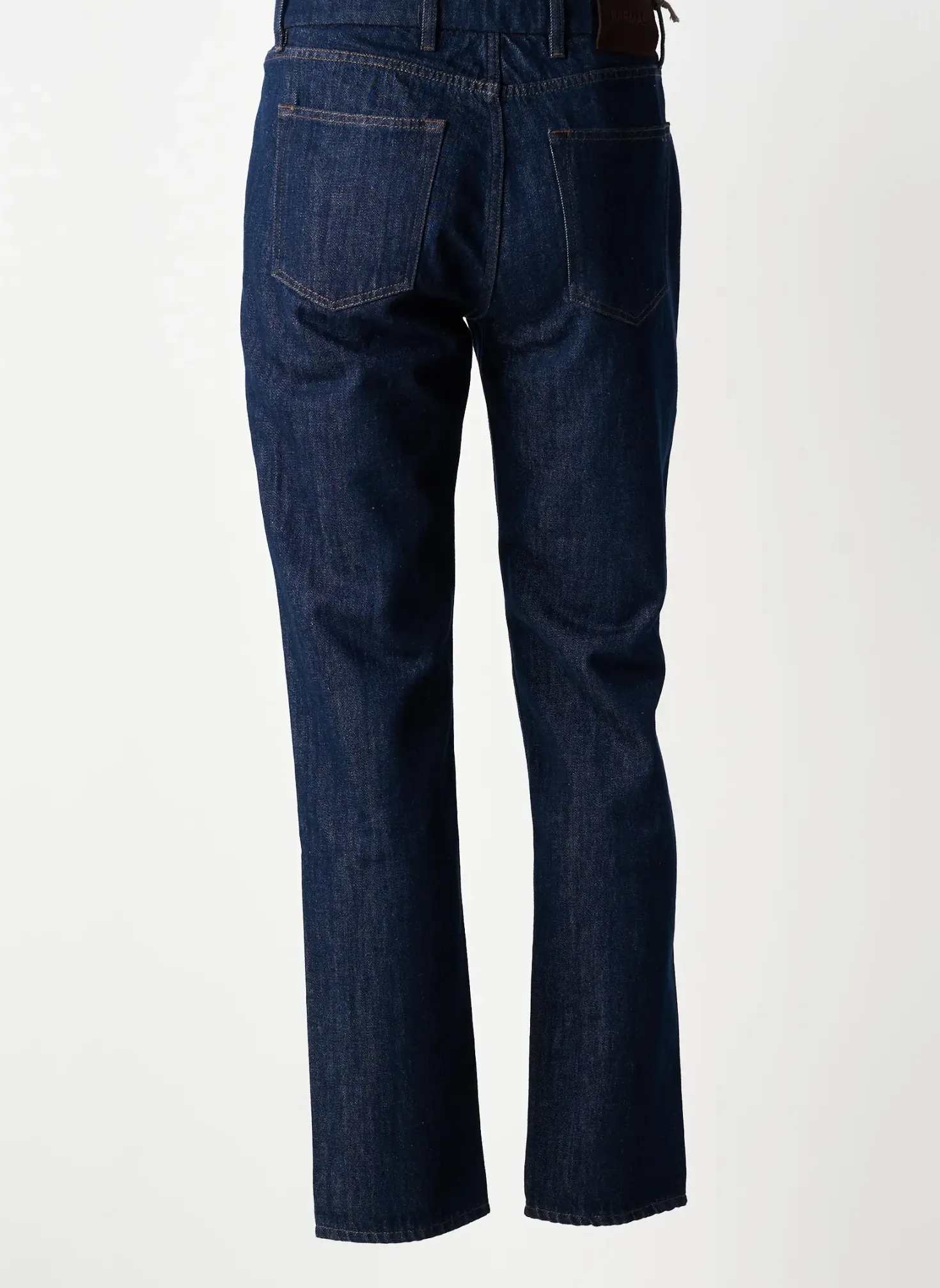 Jeans Coupe Slim Barmas Bleu Taille Normale