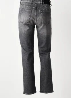 Jeans Coupe Slim Barmas Gris Taille Normale