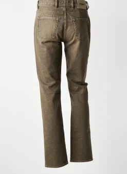 Jeans Coupe Slim Barmas Gris Taille Normale