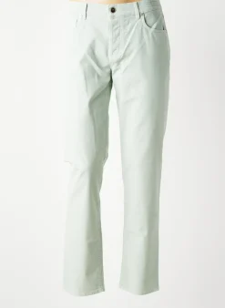 Jeans Coupe Slim Barmas Vert Taille Normale