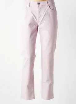 Jeans Coupe Slim Barmas Violet Taille Normale