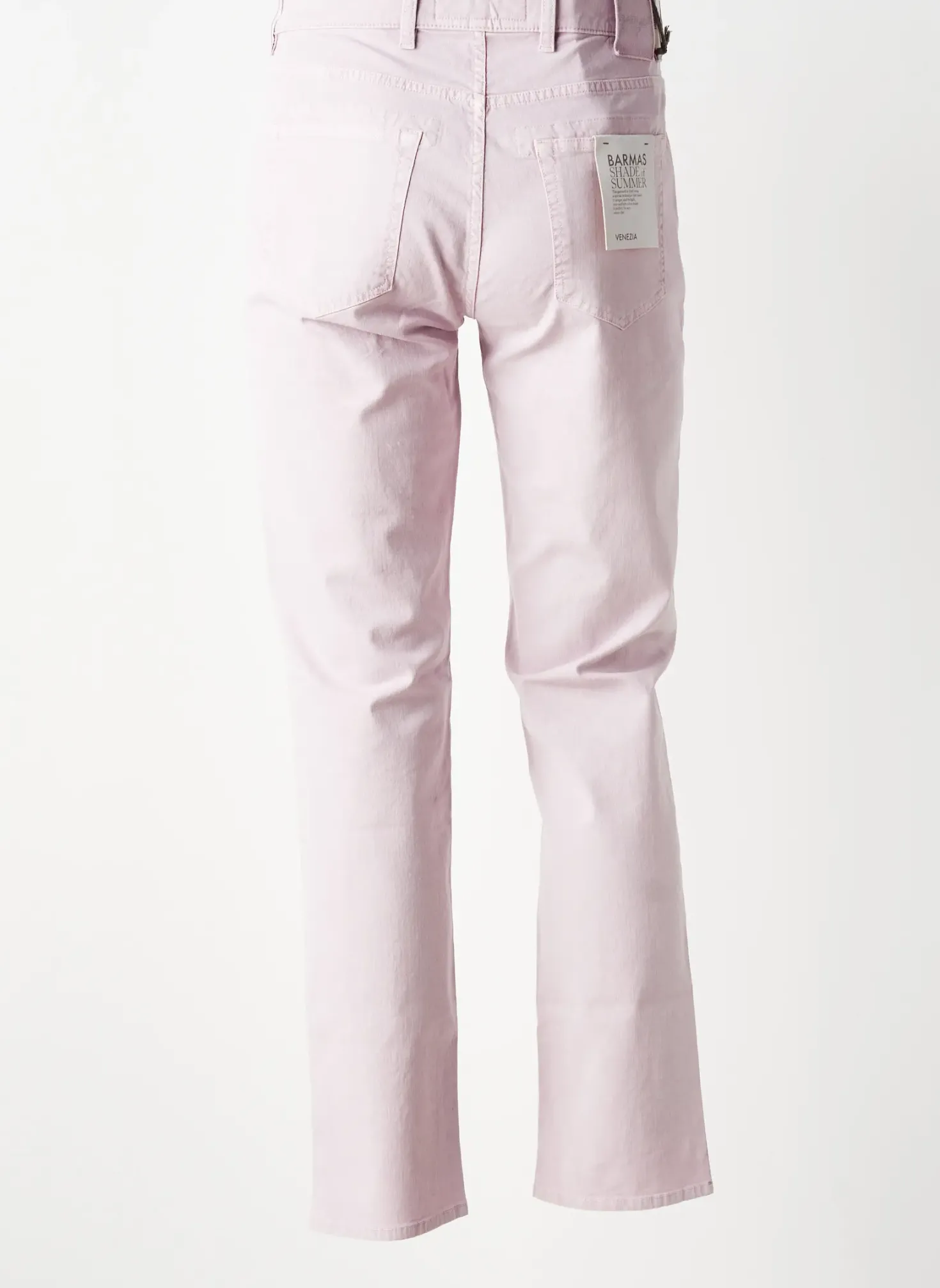 Jeans Coupe Slim Barmas Violet Taille Normale