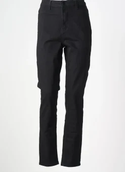 Jeans Coupe Slim Base Level Noir Taille Normale