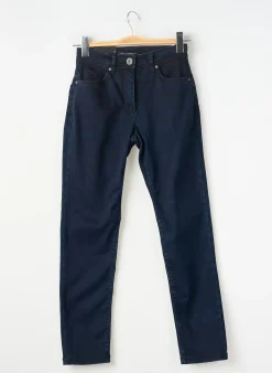 Jeans Coupe Slim Betty Barclay Bleu Taille Normale