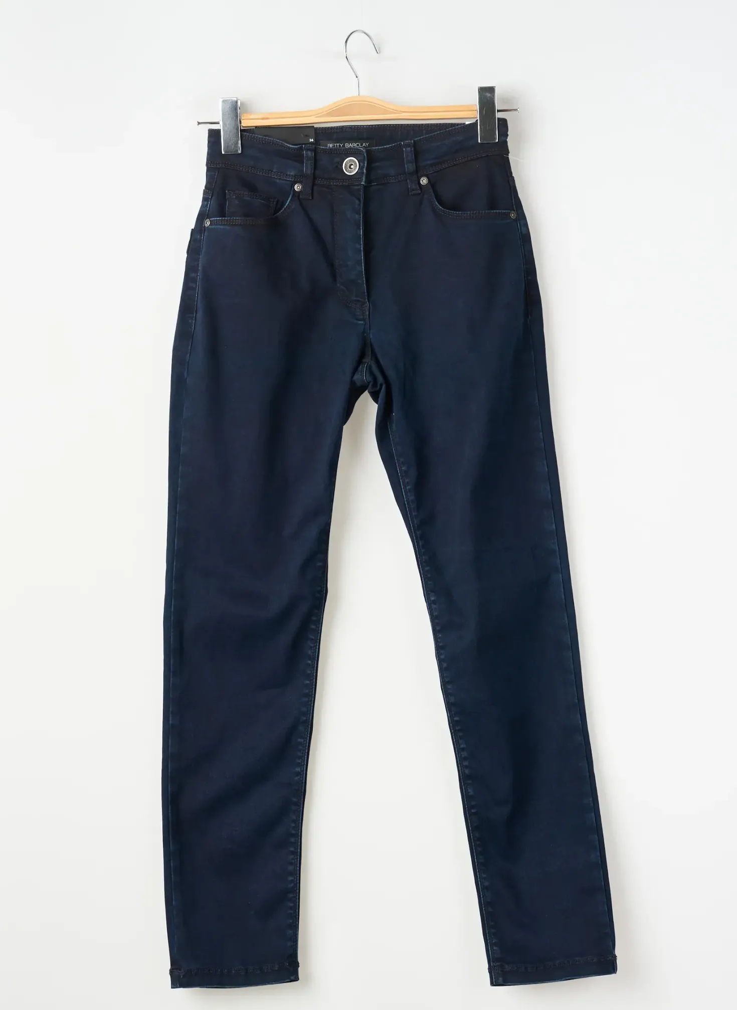 Jeans Coupe Slim Betty Barclay Bleu Taille Normale
