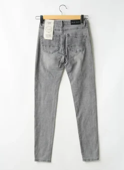 Jeans Coupe Slim Blue Daze Gris Taille Normale