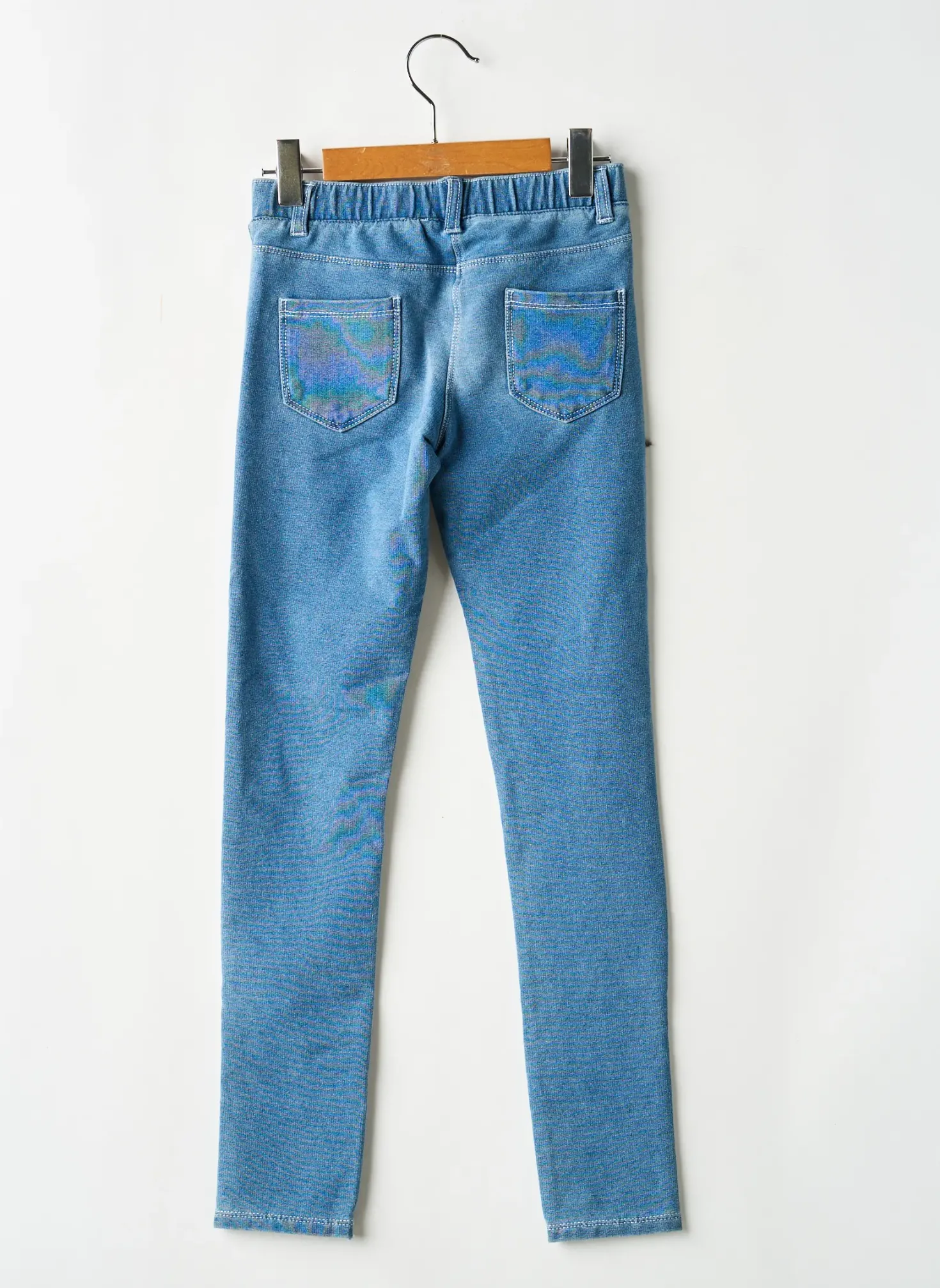 Jeans Coupe Slim Boboli Bleu Taille Élastique