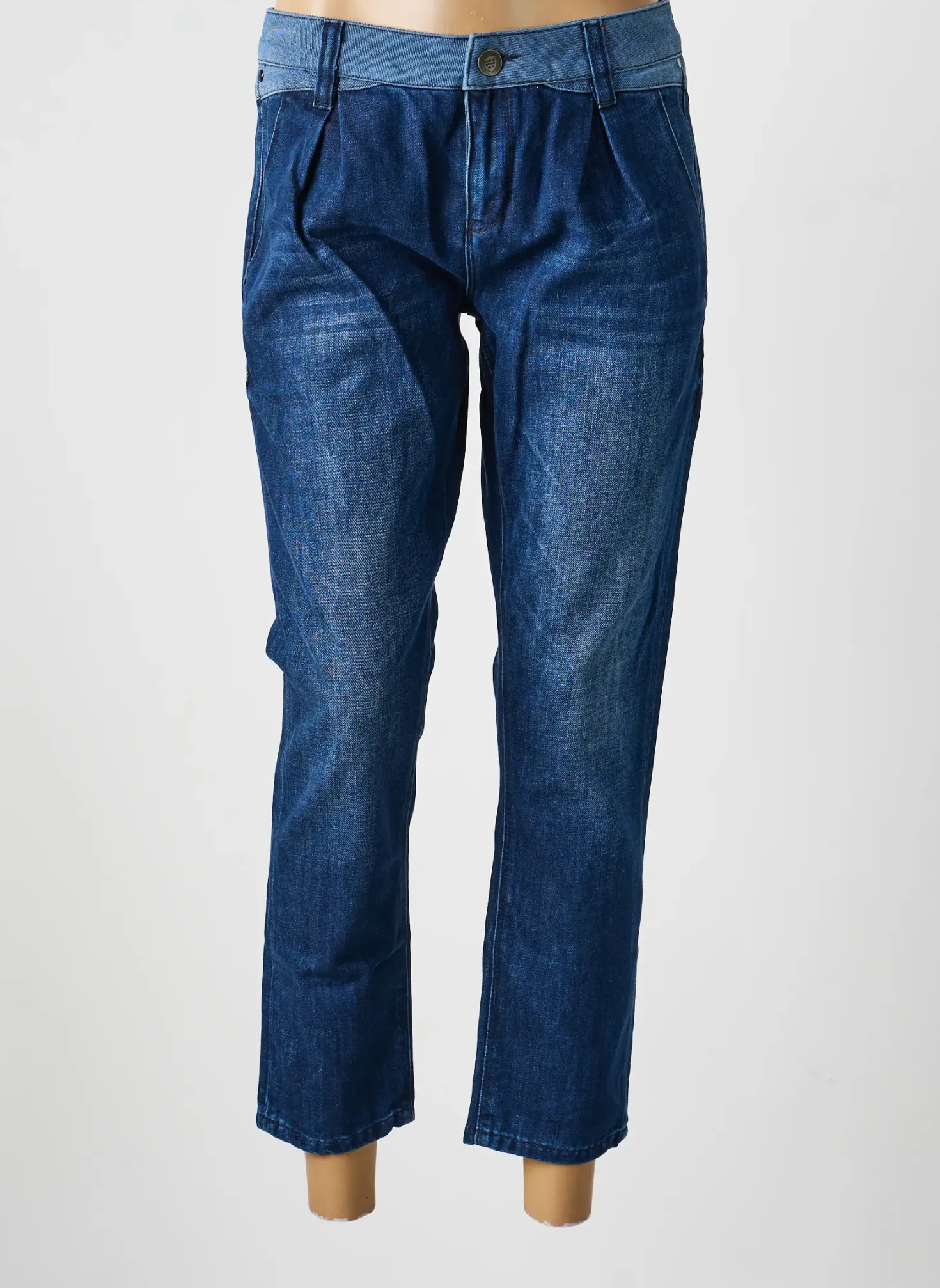 Jeans Coupe Slim Bonobo Jeans Bleu Taille Normale