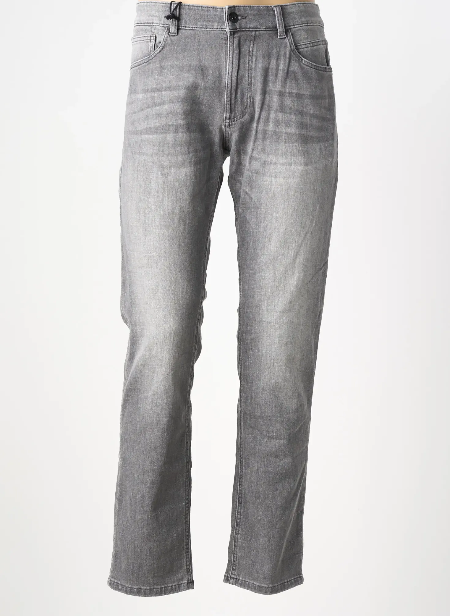 Jeans Coupe Slim Camel Active Gris Taille Normale