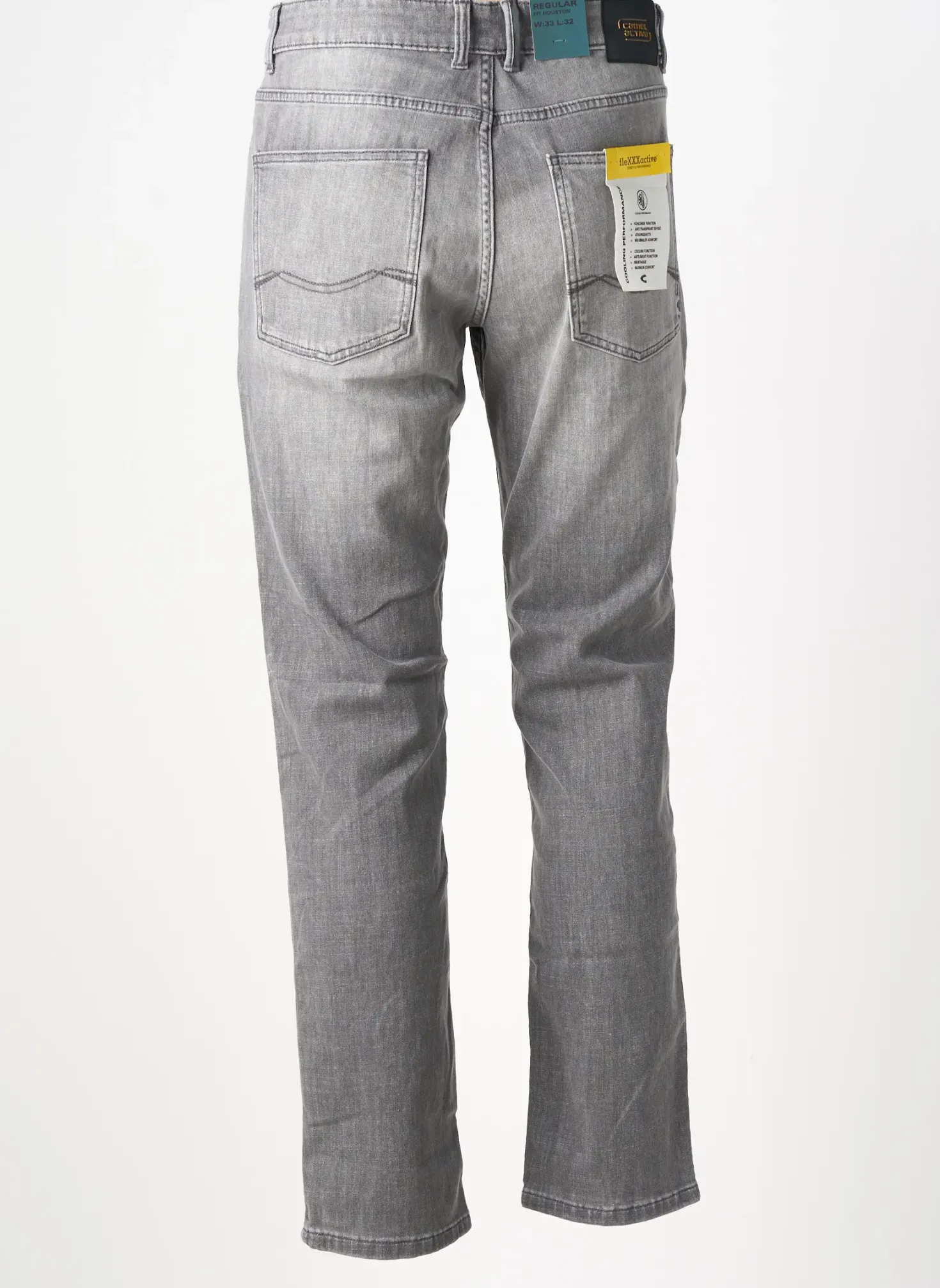 Jeans Coupe Slim Camel Active Gris Taille Normale