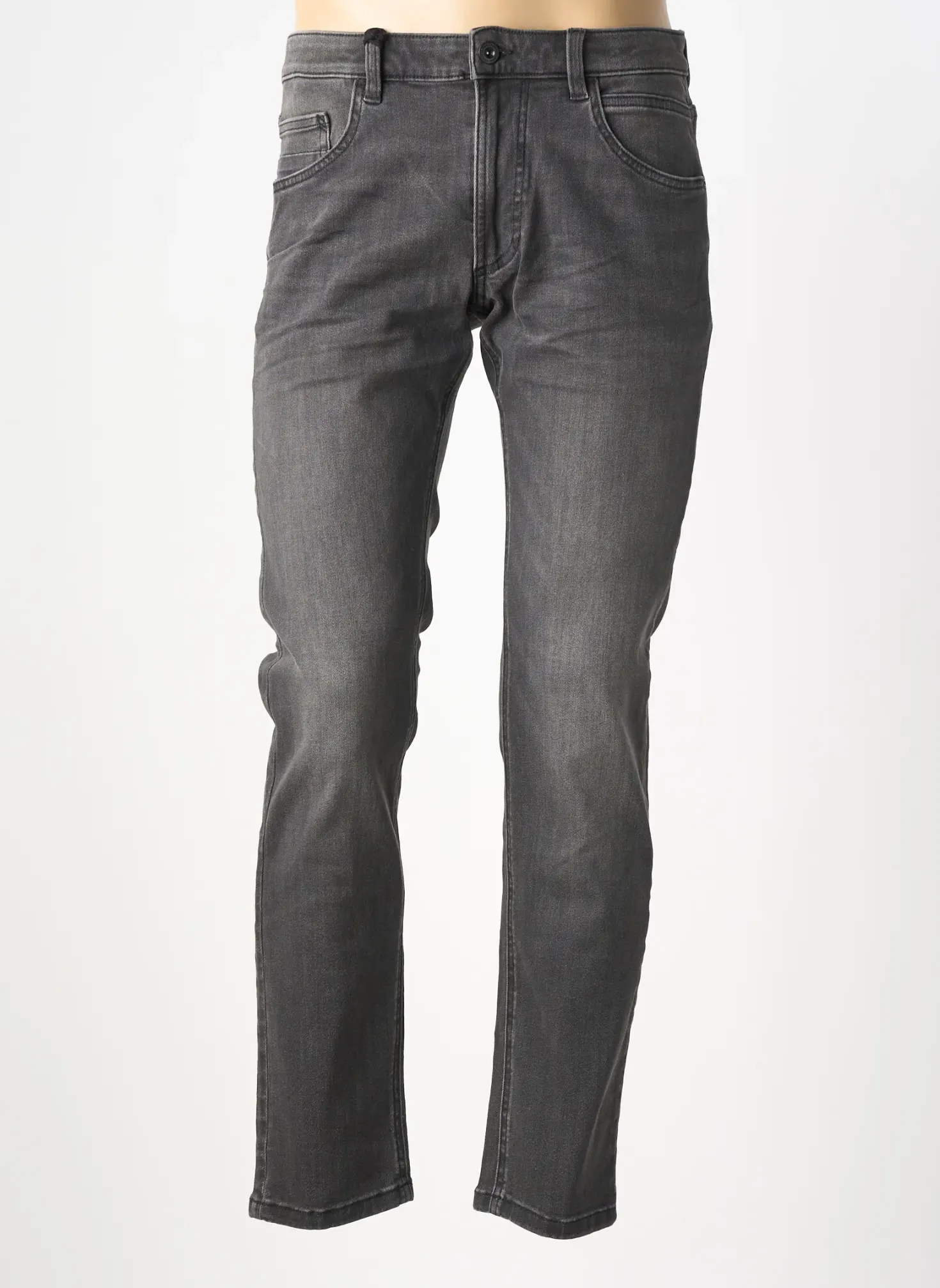 Jeans Coupe Slim Camel Active Gris Taille Normale