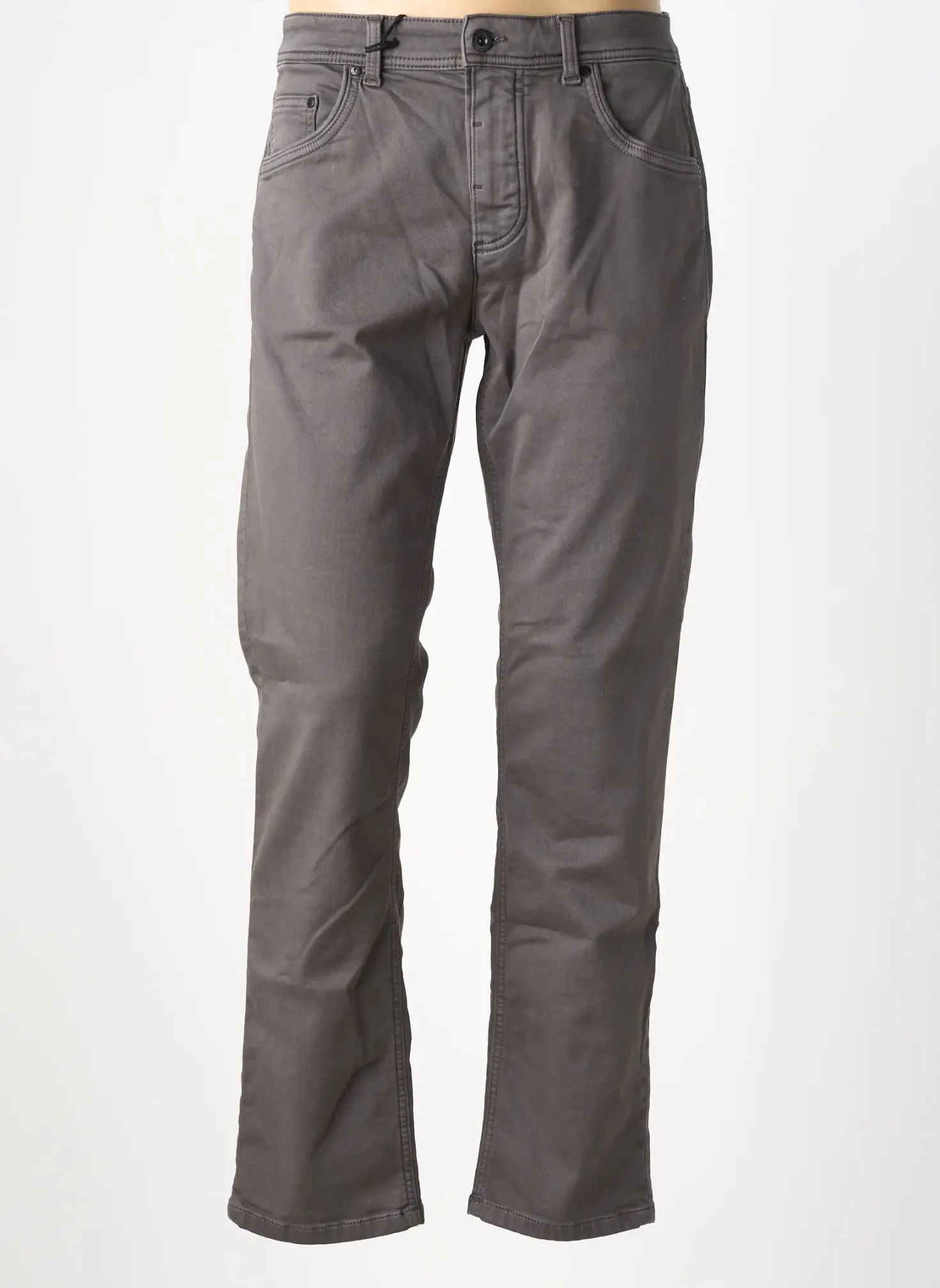 Jeans Coupe Slim Camel Active Gris Taille Normale