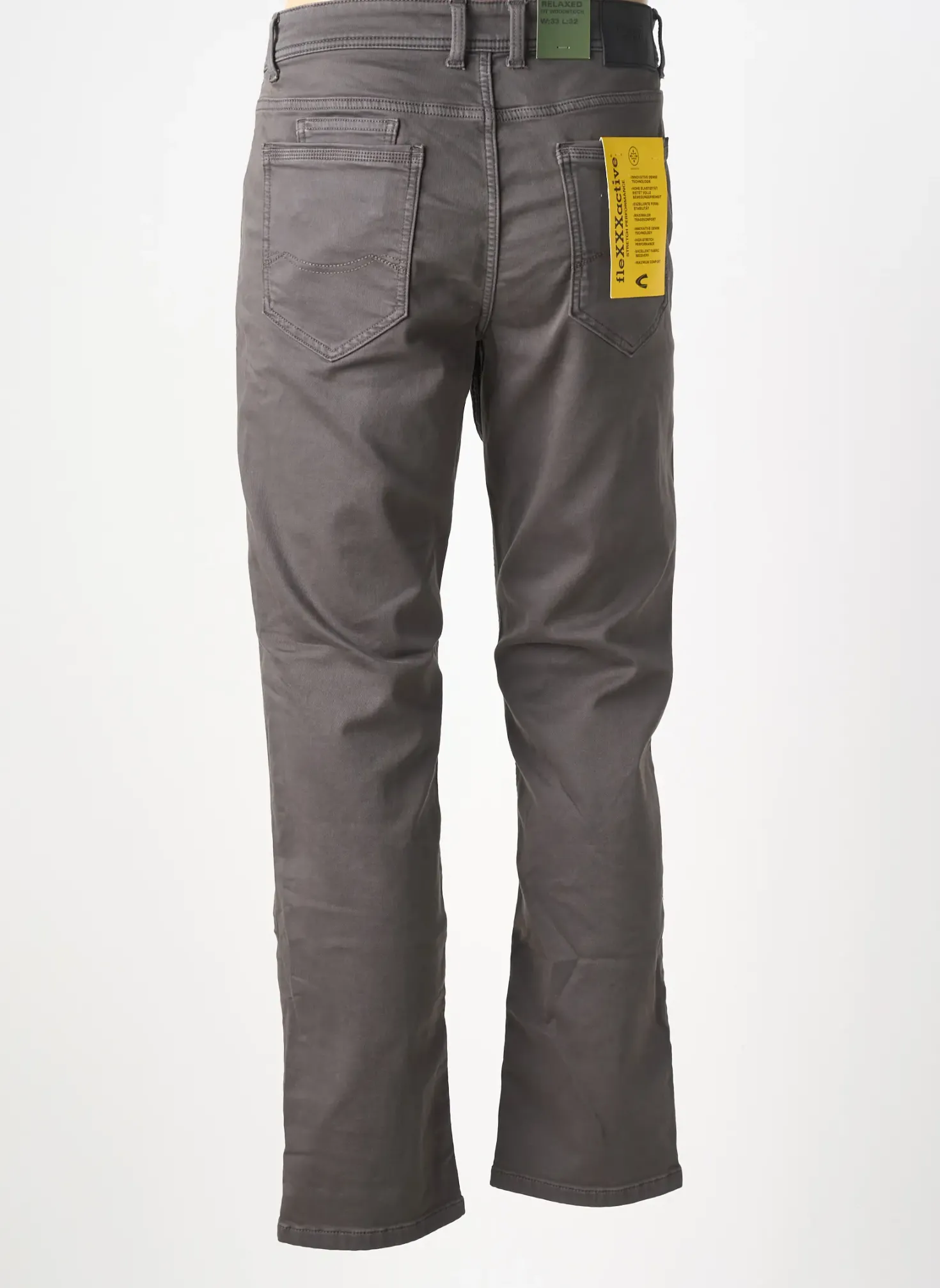 Jeans Coupe Slim Camel Active Gris Taille Normale