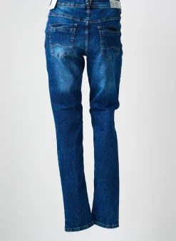 Jeans Coupe Slim Cecil Bleu Taille Normale