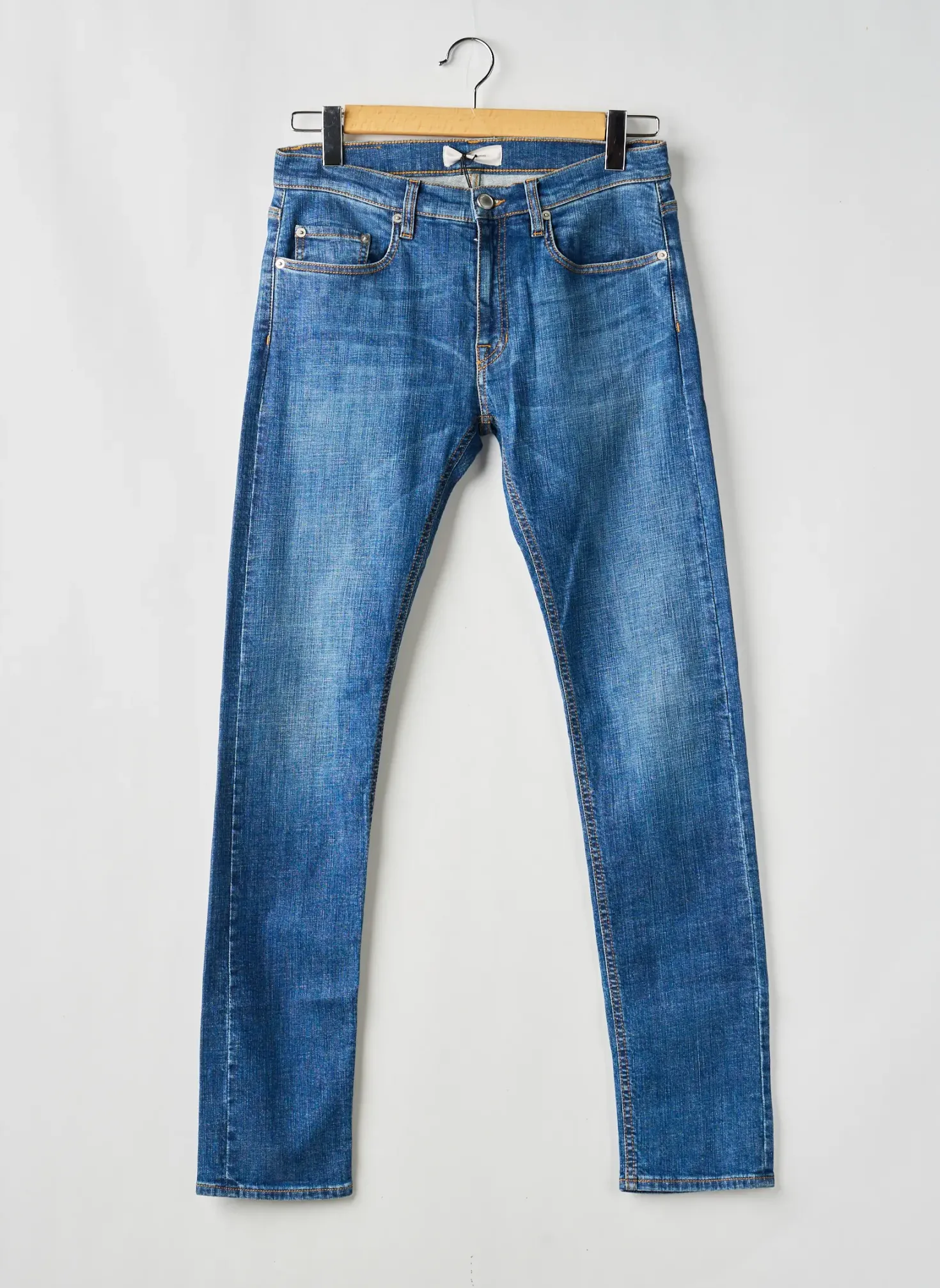 Jeans Coupe Slim Cerruti 1881 Bleu Taille Normale