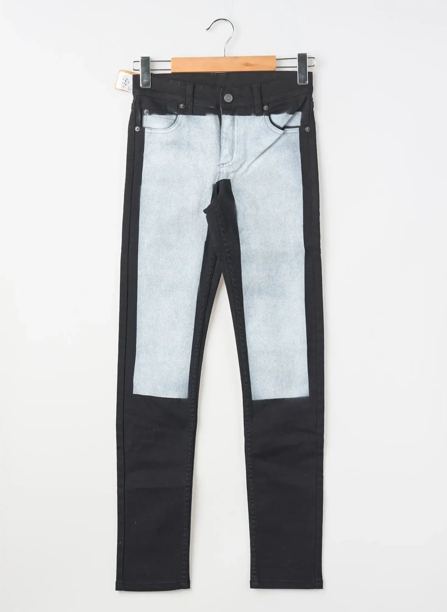 Jeans Coupe Slim Cheap Monday Noir Taille Normale
